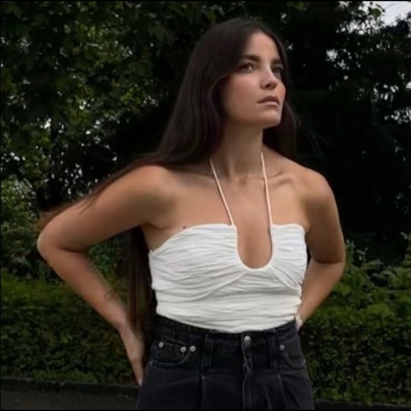 ZARA DRAPED TOP LIMITED EDITION - Picture 9 of 14